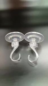 10pcs Suction Cup Hooks Clear Reusable Heavy Duty Vacuum Suction Cup Hooks Glass Kitchen Bathroom Hooks for Towel