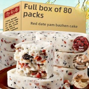 Red Date Mountain Yam Eight Treasure Cake No Added Sugar Snacks Nuts Phellodendron Osteospermum Cake Chinese Traditional Pastries