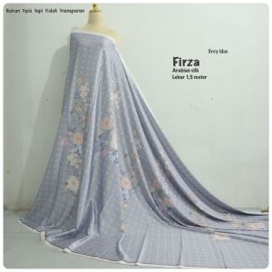 KAIN meteran arabian silk motif Firza | bahan untuk gamis