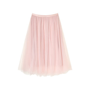 plusmall | Summer Elegant Floral Design Top and Tulle Skirt Set