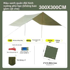 ASTAGEAR | Bạt Lều Chống Nắng Phủ Bạc Chống Thấm Nước