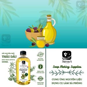 Dầu Thầu Dầu SavonA - SavonA Extra Virgin Castor Oil - Bí Quyết Cho Mái Tóc Dày Khỏe Mạnh & Làn Da Rạng Rỡ
