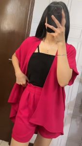 BestStore-  - Setelan 2IN1 Meguni Outer & Celana Pendek / SET 2IN1