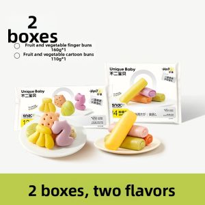 BUERBAOBAI | Fruit and Veggie Finger Steamed Buns No Additive