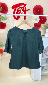 Áo kiểu thiết kế nhẹ nhàng chất liệu lụa gấm mềm mại AN4L0951 Thương hiệu Thiều Hoa