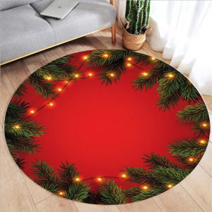 Thảm Trải Sàn Họa Tiết Cây Thông Noel Sang Trọng - Bền Đẹp Dễ Vệ Sinh Phong Cách Hiện Đại Dùng Cho Phòng Khách Phòng Ngủ Trang Trí Nhà Cửa Chất Liệu 100% Polyester