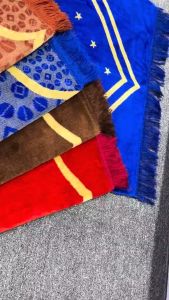 NEW Sajadah Dewasa Motif Floral uk 70*110 cm Bludru Halus dan Lembut souvenir Oleh-oleh haji dan umroh