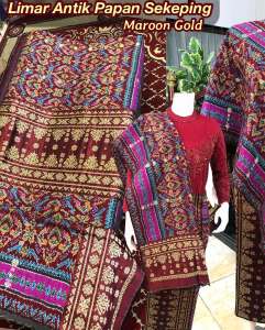 BEST SELLER Songket Limar Antik / Songket Tenun Palembang / Songket Palembang Asli