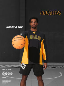 UHBALLER | Breathable & Quick-Drying Snake Print Basketball Jersey Long Sleeve