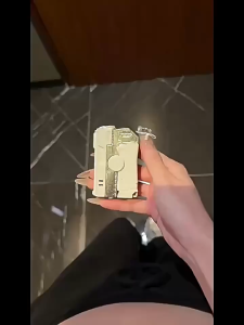 Gyro Gun Lighter Folding Rotating Decompression Windproof New Creative Personality To Send Boyfriend