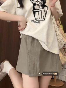 Ice Silk Yamamoto Short Skirt Womens Winter Thin New High Waist Slim Small Size Workwear Skirt Pants Wrap Body Half Skirt