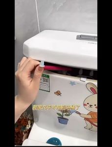 สติ๊ก คลีนซิ่ง น้ำหอม ดับกลิ่นชักโครก ฟังก์ชันทำความสะอาด 2-in-1 และป้องกันแบคทีเรียช่วยขจัดสิ่งสกปรกขณะกดล้าง