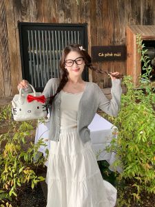 MENGBAI | Áo Cardigan Mỏng Chống Nắng Cho Mùa Hè