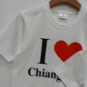 Paintmylove เสื้อยืดเด็ก เสื้อผู้ใหญ่ I LOVE เชียงใหม่ งานสกรีนจริงผ้าCotton100%ผ้านุ่มใส่สบาย  มีไซส์ให้เลือกถึง 6 ไซส์