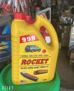 NƯỚC GIẢM NHIỆT ĐỘNG CƠ Ô TÔ CAO CẤP (ROCKET 999) 4L - THƯƠNG HIỆU CHẤT LƯỢNG - ROCKET - 4L