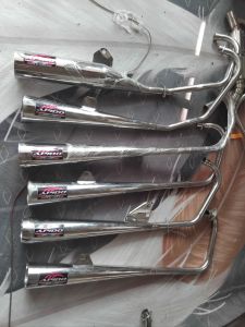 APIDO CT Bajaj new 125  PURE STAINLESS