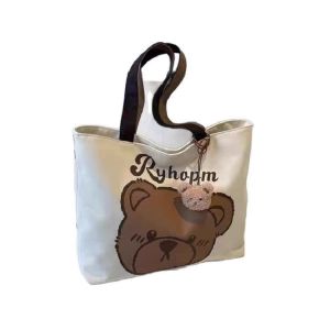 JIFANPAUL | Large Capacity Cartoon Bear Tote Bag