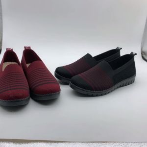 QINGSHUI Sepatu kasual slip on wanita ala Korea.Sepatu Flat Wanita. Sepatu Karet Untuk Wanita. sepatu kantor wanita.