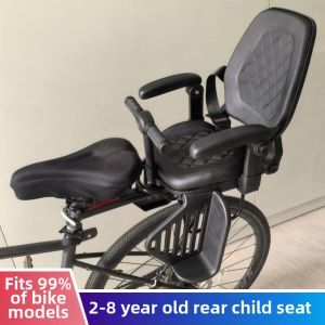 Child Bicycle Rear Seat for Road & Mountain Bikes With Back Support