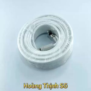 Dây cáp đồng trục 5c bấm sẵn 2 đầu 20m dùng truyền hình số vệ tinh K+ mặt đặt camera analog