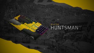 Bàn phím có dây Razer Huntsman V2-Optical Gaming Keyboard-PUBG: Battlegrounds Edition (Linear Optical Switch)_Mới hàng chính hãng
