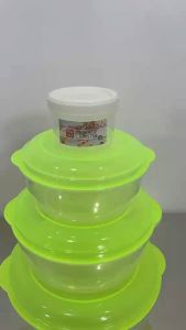 NIKKO-WARE SET OF 3 FOOD CONTAINER/FOOD KEEPER