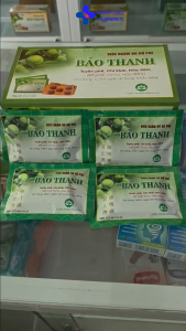 Viên ngậm Bảo Thanh vĩ 5 viên. Hộp 20 vĩ