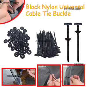Plastic Cable Greenhouse Scratch Nylon Universal Buckle-Heavy Duty Zip Ties Holder with Pin Button Design Tool Fasteners Car