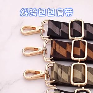 Vintage Bag Straps Embroidered Shoulder Strap for Bag Lace Accessories Cross Body Sling Replacement Brown Coffee Black all match