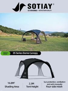 🔥Ready stock🔥Dome Tent Outdoor Portable Tent Shelter Dome Tent With Door Cloth Camping Dome Tent Khemah Tent