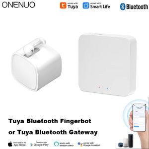 Tuya Bluetooth Finger Robot Switch Button Pusher and Tuya Bluetooth Gateway for Choosing APP Fingerbot Arms Wireless Switch