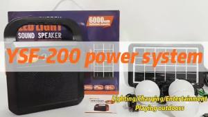 [MS] Solar Outdoor Lighting   Bluetooth Speaker Flashlight Small System  LED Lighting Small System Lamp   Source Manufacturer