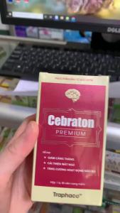 (CHÍNH HÃNG) TPBVSK Cebraton Premium H/30v - Bổ não cải thiện trí nhớ giảm đau đầu mất ngủ