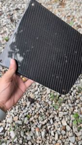 ฝาครอบแบตเตอรี่/ปิดแบตเตอรี่Lambretta V125V200 คาบอนแท้