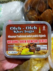 Wedang praktis - wedang seruni - wedang kencur - wedang sereh - oleh-oleh Jogja