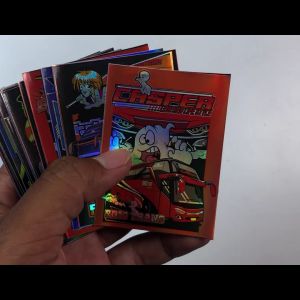 (isi 20 lembar) Stiker Bus Hologram Berkilau Murah Tahan Air stiker bis telolet stiker bis setiker bus stiker bus tunggal jaya