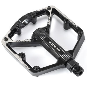 MEROCA Bike Pedals 2 DU Sealed Bearing Bicycle Pedal for Mountain Road Bike Wide Platform Alloy MTB Pedals