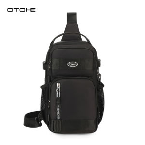 OTOHE Fashion Chest Bag Causal Cross-Body Bag Mens Waterproof Shoulder Bag Sports Bag Large Capacity Messenger Bag Outdoor Fitness Bag Travel Bag Business Bag For Men