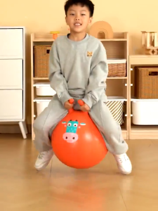 Bóng Hơi Hình Thú Nhún Có Tay Cầm MideerChất Liệu An ToànTăng Cường Khả Năng Giữ Thăng BằngRèn Luyện Giác Quan Cho Bé