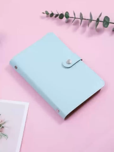 【Extend】A6 challenge cash storage Budget Binder Money Organizer Check Bill Receipt Organizer---A6 Money Saving Binder Budget Organizer Large Capacity Reusable PU Receipt Invoice Cash Storage Book