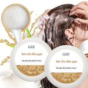 2 Thanh Dầu Gội Nước Gạo GZE Làm Thủ Công Xà Phòng Đặc Dịu Nhẹ Làm Sạch Da Đầu Giàu Protein Lên Men Từ Gạo Phù Hợp Với Mọi Loại Tóc