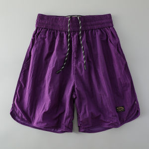 American Style Nylon Boxing Shorts Mens Summer Basketball Running Fitness Loose Pants Fashionable Casual Leisure Trousers