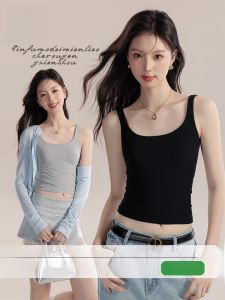 MiiOW | Anti-Slippage Padded Racerback Crop Top with Side Support Modal