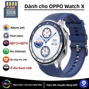 Đồng Hồ Thông Minh OPPO DT Watch X Bluetooth Call Đồng Hồ Thông Minh 4GB Bộ Nhớ MP3/MP4 Phát Lại Âm Thanh Vòm 3D Đồng Hồ Thông Minh Dành Cho Nam Có Chức Năng Theo Dõi Nhịp Tim