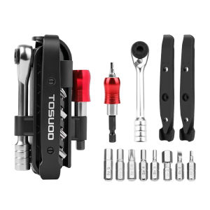 TOSUODBike Multitool Kit Portable Ratchet Wrench Tire Levers Multifunction Bicycle Repair Tool for MTB Road Cycling Accessories