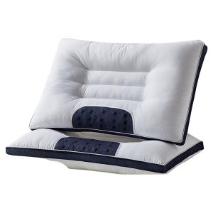 Ketsumeishi Pillow Cervical Support Single Low Loft Pillow Insert Pairs of Students Improve Sleeping Adult Buckwheat Lavender Massage
