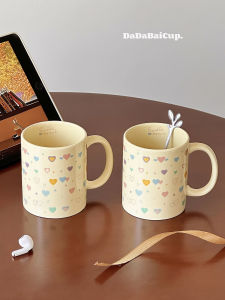 Aesthetic Love Heart Ceramic Mug