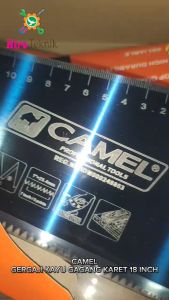 CAMEL Gergaji Kayu Gagang Karet 18 Inch / Gergaji Tukang 18" / Hand Saw 18 Inch