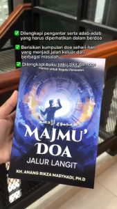 Buku Majmu’ Doa Jalur Langit Rene Islam Original Kumpulan Doa Mustajab Lengkap Islami