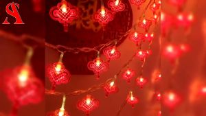 Dekorasi Imlek: Lampu Imlek LED Kristal & Lentera Sincia Merah